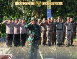 Danrem 045/Garuda Jaya Hadiri Pembukaan TMMD Ke-129 di Bangka