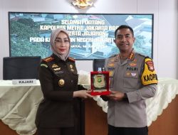 Kapolres Metro Jakarta Barat Jalin Silaturahmi dengan Kajari, Perkokoh Kolaborasi Polri dan Kejaksaan