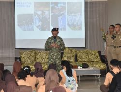 Kodaeral XIV Sosialisasikan Penerimaan Prajurit TNI AL di SMA Averos Sorong