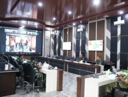 Kasdam II/Swj Ikuti Rapat Evaluasi Percepatan Pembangunan KDKMP Bersama Wakil Panglima TNI