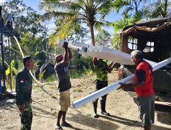 Gotong Royong Wujudkan Harapan, TNI dan Warga Serapu Bersatu Bangun Sumur Bor Air Bersih
