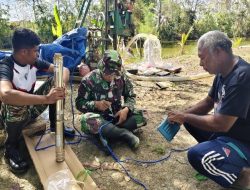 Harapan Terwujud, Sumur Bor Karya Bakti TNI AD Berhasil Temukan Sumber Air Bersih di Dusun Serapu