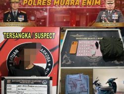 Polda Sumsel Ungkap Peredaran Narkotika di Muara Enim, Pengedar Sabu Ditangkap dengan 24 Paket Barang Bukti