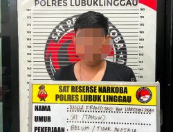 Gagalkan Transaksi di Sekitar Kost Bukit Sulap, Satresnarkoba Polres Lubuk Linggau Ringkus Pengedar Sabu