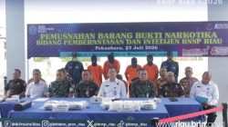 BNN Provinsi Riau Kembali Menunjukkan Komitmennya dalam Memberantas Peredaran Gelap Narkotika