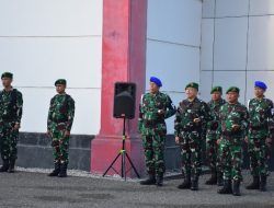 Korem 132/TDL Gelar Upacara Mingguan, Tingkatkan Disiplin dan Profesionalisme Prajurit