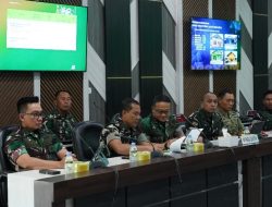 Kasdam II/Swj Pimpin Paparan Penyiapan Lahan Pembangunan Yonif TP di Ruang Puskodalopsdam II/Swj