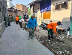 Pesan Tegas Danramil 03 Serengan, Kepada Satgas TMMD, Ormas & Warga Masyarakat, Target Sasaran Fisik & Non fisik Harus Tuntas Tepat Waktu