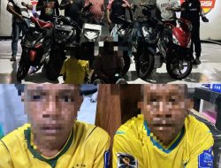 Team Mangewang Polresta Sorong Kota Tangkap Dua Pelaku Curanmor, Enam Unit Sepeda Motor Diamankan
