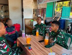 Gencarkan Komsos dan Edukasi Hukum, Satgas Pamtas Yonarmed 13/Nanggala Terima Penyerahan Sukarela ±1 Kg Sisik Trenggiling dari Warga Perbatasan