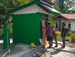 Rehab MCK Hampir Rampung, Satgas TMMD Ke-129 Kodim 1807/Sorsel Tingkatkan Kualitas Sanitasi Warga Kampung Sesor