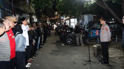 Kapolres Metro Jakarta Barat Pimpin Langsung Apel KRYD Blue Light 3 Pilar di Tamansari, Perkuat Sinergi Jaga Kamtibmas