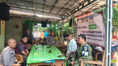 Polsek Jatisampurna Gelar Jaga Jakarta On The Spot, Perkuat Sinergi dengan Masyarakat Jatiraden Jaga Kamtibmas