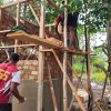 Dinding MCK Mulai Dibangun, TMMD ke-129 Wujudkan Sanitasi Layak di Kampung Wanam