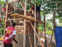 Dinding MCK Mulai Dibangun, TMMD ke-129 Wujudkan Sanitasi Layak di Kampung Wanam