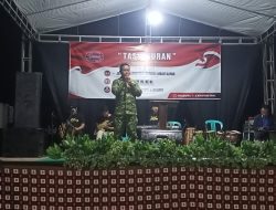 Bati Tuud Koramil 0825/09 Tegaldlimo, Menghadiri Acara Tasyakuran Jembatan Perintis Garuda Merah Putih, Peringatan HUT RI Ke-81, dan Santunan Yatim Piatu di Desa Wringinpitu