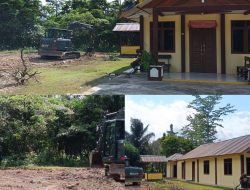 Dukung Pelayanan Umat, Satgas TMMD Ke-129 Kodim 1807/Sorong Selatan Siapkan Lahan Rumah Pastori di Kampung Sesor