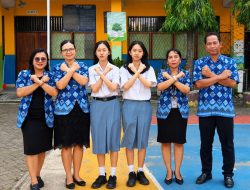 Momen Bersejarah, Si Kembar Elvira dan Elvina  Siswi SMK Xaverius Palembang Sabet Juara 3 LKS Nasional 2026