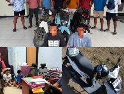 Team Mangewang Polresta Sorong Kota Berhasil Amankan Dua Pelaku Curanmor, Tiga Unit Motor Dijadikan Barang Bukti