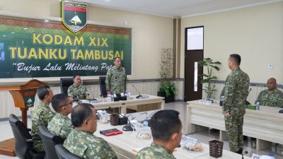 Kodam XIX Tuanku Tambusai Awali Audit Kinerja Itjen TNI Periode III TA 2026, Perkuat Akuntabilitas Organisasi