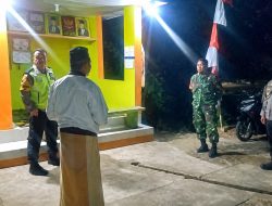 Jaga Keamanan dan Kenyamanan Warga, Babinsa Koramil Jatipurno Gelar Patroli Malam