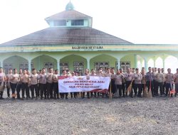 Wujudkan Lingkungan Bersih dan Asri, Jajaran Polres Mesuji & Polsek Jajaran Laksanakan Gerakan Indonesia Asri