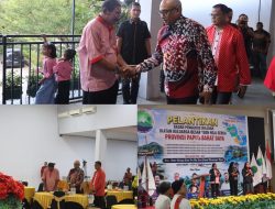 Kapolda Papua Barat Daya Hadiri Pelantikan Pengurus Ikatan Keluarga Besar Teon Nila Serua se-Provinsi Papua Barat Daya