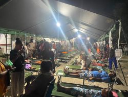 Sigap & Tanggap Darurat, Yonif 751/VJS Bantu Penanganan Warga Diduga Keracunan Makanan