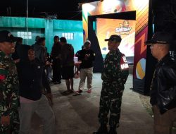 Patroli Malam dan Pengamanan Voli, Koramil Bulukerto Jaga Kondusivitas Wilayah