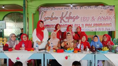 Perkuat Ikatan Ibu dan Anak, 256 Peserta Meriahkan Lomba Kolase IGTKI Seberang Ulu II