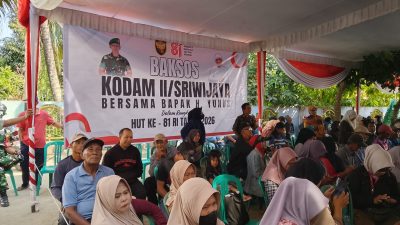 Bakti Sosial Kodam II/Sriwijaya Bersama H. Yunus