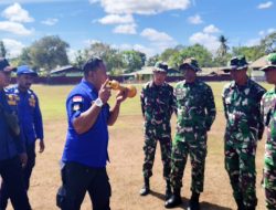 Tingkatkan Kesiapsiagaan, Personel Kodim 1707/Merauke Asah Ketrampilan Bersama Petugas Damkar