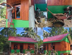 Rumah Type 36 TMMD Ke-129 Kodim 1807/Sorsel Hampir Rampung, Wujud Nyata Kepedulian TNI Tingkatkan Kesejahteraan Warga