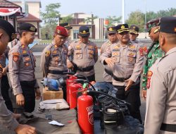 Polres Mesuji dan Forkopimda Matangkan Kesiapsiagaan Penanganan Karhutla Melalui Apel Gelar Pasukan