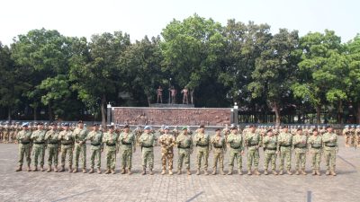 Panglima TNI Sambut Kepulangan Satgas Kizi TNI Kontingen Garuda XX-V Monusco