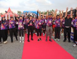 Polwan Run 2026 Polda Papua Barat Daya Meriah, Pererat Kebersamaan Polri dan Masyarakat