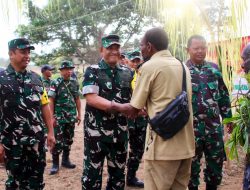 Tim Wasev TMMD ke-129 Sambangi Kampung Wanam, Dorong Pembangunan untuk Kesejahteraan Masyarakat