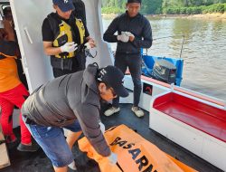 Tim Gabungan Polda Sumsel Temukan Dua Korban Tenggelam di Perairan Sungai Baung OKI