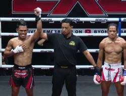 Guncang Arena Bekasi, Praka Marinir Erwin Simangunsong Tumbangkan Lawan di Kickstriking ZXZ Prodigy