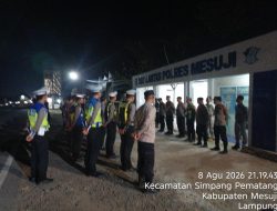 Amankan Wilayah, Siaga Kompi II Polres Mesuji Laksanakan Razia Kendaraan di Jalan Lintas Timur Simpang Pematang