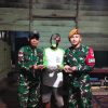 Peduli Satwa Dilindungi, Warga Perbatasan Serahkan 1 Kg Sisik Trenggiling ke Satgas Pamtas RI-Malaysia Yonarmed 19/Bogani