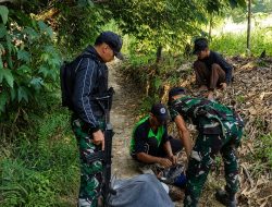 Satgas Pamtas RI Malaysia Yonarmed 19/Bogani Amankan Senjata Api Rakitan dari Warga di Perbatasan