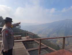 Hari ke-7 Karhutla TNBTS, Polres Malang Perkuat Siaga di Jemplang
