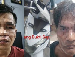 Kurang dari 72 Jam, Polrestabes Palembang Ringkus Dua Pelaku Kekerasan dan Pencurian Motor Anggota Polri