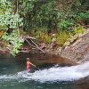 Keseruan Anak Anak Kampung Sesor menikmati Air Terjun, TMMD Ke-129 Buka Akses Wisata Menuju Air Terjun