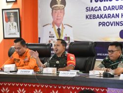 Danrem 044/Gapo Pimpin Rakor Evaluasi Karhutla Sumsel, Perkuat Sinergi dan Kesiapsiagaan