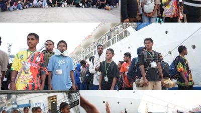 PELNI Dukung Akses Pendidikan, 105 Anak-anak Papua Berangkat Menuju Jakarta