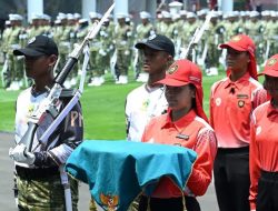 Jelang HUT ke-81 Kemerdekaan RI, Tim Upacara dan Paskibraka Laksanakan Gladi Bersama di Istana Merdeka