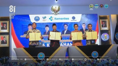 BNN Bersama Tiga Kementerian Sinergikan Rehabilitasi Hingga Akses Kerja Bagi Korban Penyalahgunaan Narkotika