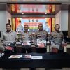 Polres Mesuji Gelar Konferensi Pers, Ungkap Kasus Tindak Pidana Pembunuhan Berencana di Desa Wiralaga I